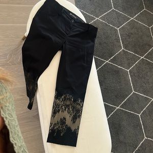 Rinascimento lace bottom ankle pant